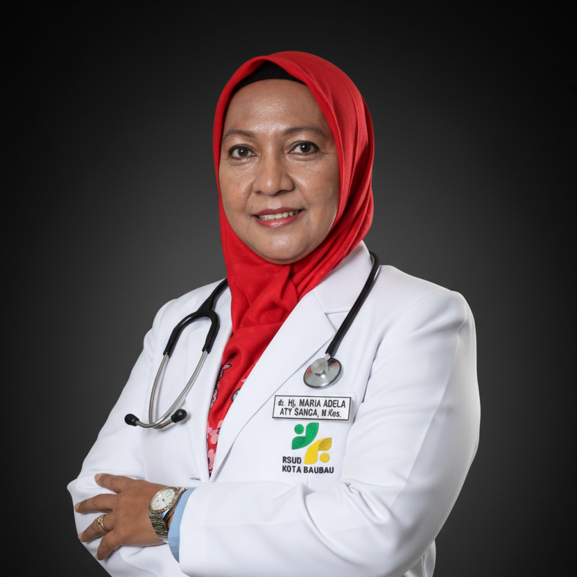 dr. Hj. MARIA ADELA ATY SANGA, M.Kes